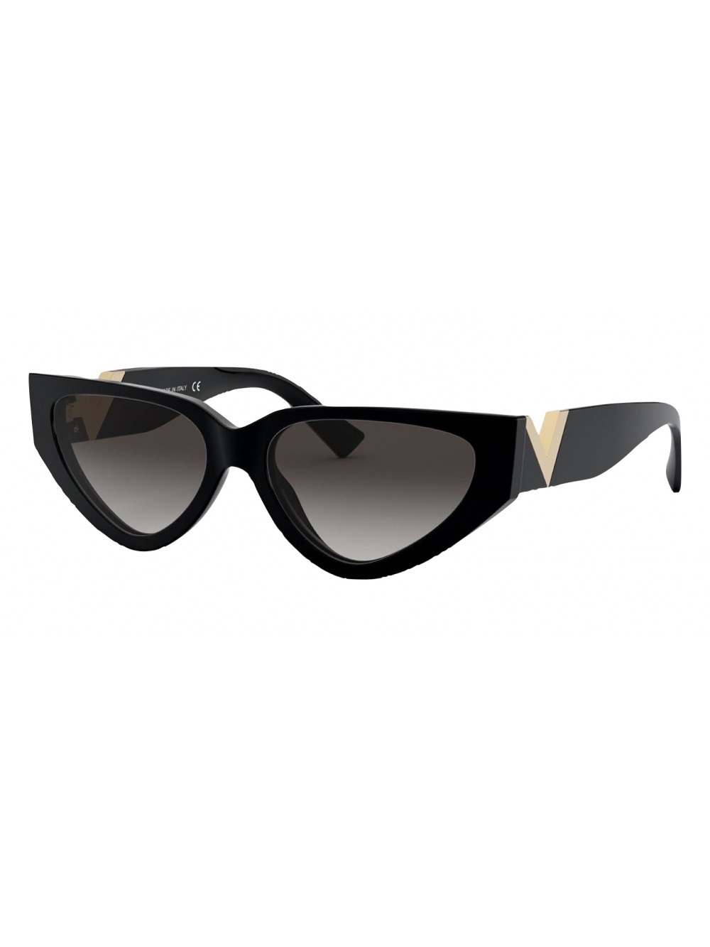 Valentino Acetate Cat-Eye Sunglasses with VLOGO - Black - Valentino Eyewear